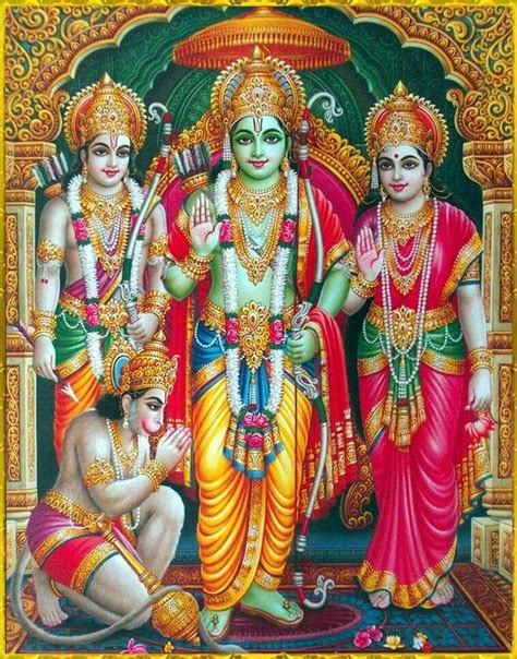 Ram Laxman Sita With Hanuman Sita Ram Ram Wallpaper