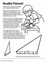 Sundial Pattern Teachables Scholastic sketch template