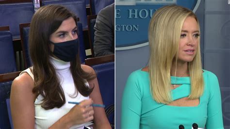 Cnns Kaitlan Collins Fires Back At Kayleigh Mcenany Over Trumps Mask