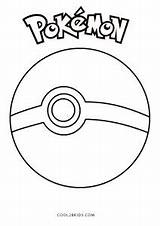 Pokemon Coloring Ball Pages Printable Kids sketch template
