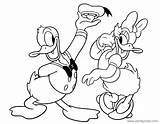 Donald Daisy Coloring Duck Pages Classic Disney Disneyclips Couple Funstuff sketch template