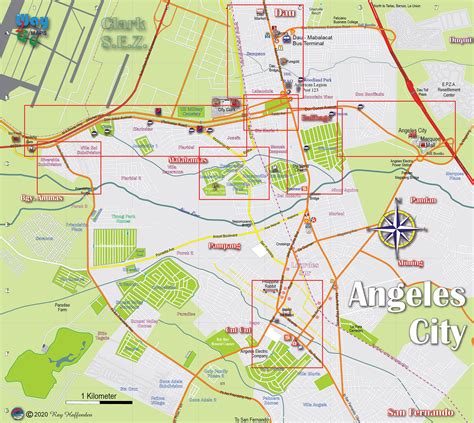 Angeles City Maps
