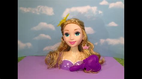 rapunzel princess rapunzel hair styling head youtube