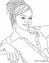 Rihanna Hermosa sketch template