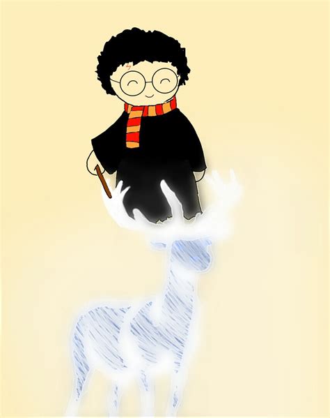 Harry Patronus Drawing This Is My First Drawing On Pics