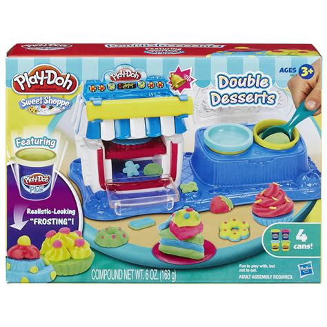 play doh sweet shoppe double desserts food set   cans  play doh