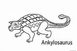 Dinosaur Coloring Pages Printable Ankylosaurus Kids Dinosaurs Name Sheets Simple Print Clipart Preschoolers Names Color Online Quality High Rex Pdf sketch template