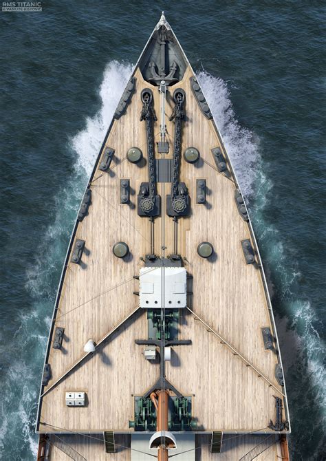 vasilije ristovic rms titanic  closeups   bow area