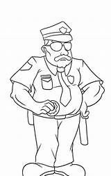 Police Drawing Policeman Officer Coloring Draw Clipart Pages Comments Getdrawings Colouring Library Kids Coloringhome sketch template