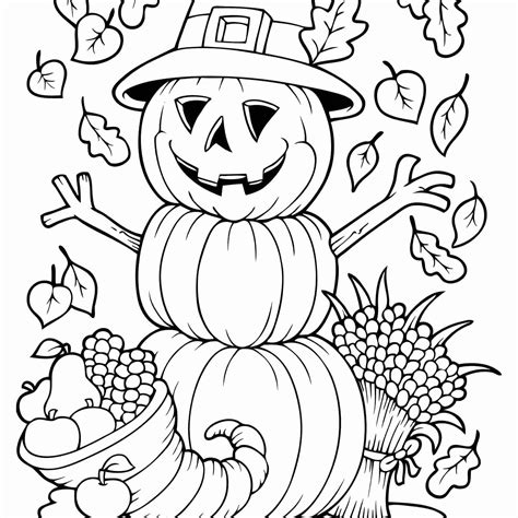 printable kids coloring pages fall coloring pages