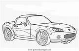 Mx5 Miata Malvorlage Autos2 Transportmittel Trasporto Mezzi Ausmalen sketch template