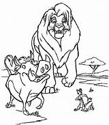 Simba Leu Leone Re Regele Colorat Planse Timon Desenat Mufasa Fise Animate Desene Megghy Colorier Pumba Dezvolte Copilul Creativitatea Isi sketch template