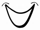 Mouth Clip Clipart Cartoon Smile Library Collection sketch template