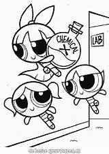 Powerpuff Rowdy sketch template