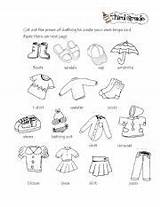 Clothes Worksheets English Worksheet Vocabulary Bingo Spanish Clothing Printable Activities Eslprintables Exercises Printablee sketch template