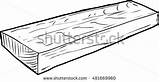 Lumber Outline Clipart Clipground Dimensional Piece Single Cut sketch template