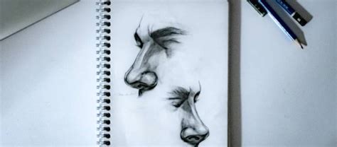 drawings  noses sketches studies sketchbook examples