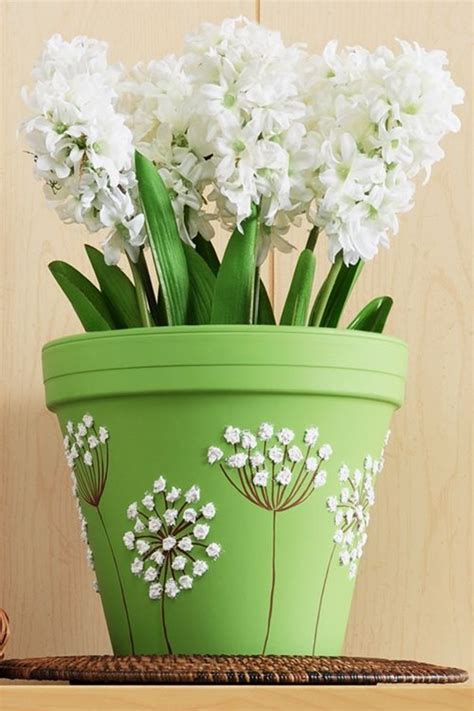 flower pot painting ideas  designs