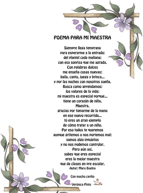 Poemas Para La Maestra Imagui