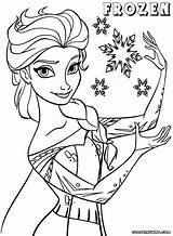 Frozen Coloring Pages Cartoon Print sketch template