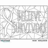 Coloring Saam Sexual Awareness Assault Version Survivors Believe Nsvrc Two Campaign Created States Violence sketch template