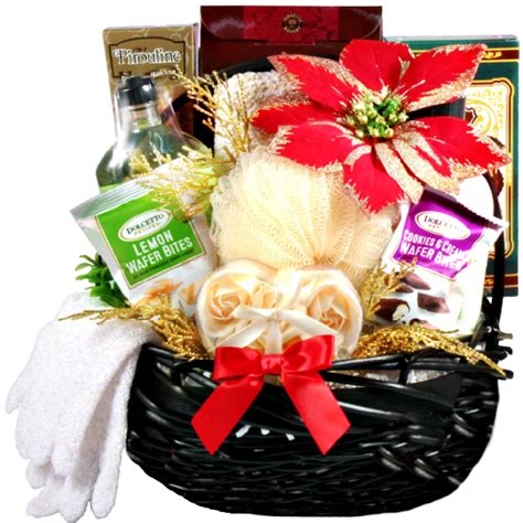 holiday spa gift relaxing christmas gift basket