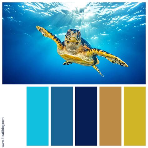 kleurenpalet met diepblauw en okergeel interieur ideeen  elsarblog