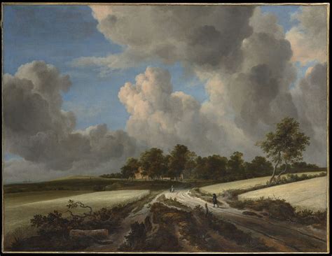 jacob van ruisdael campi  grano  ca artribune