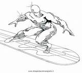 Surfer Silver Pages Coloring Getcolorings sketch template