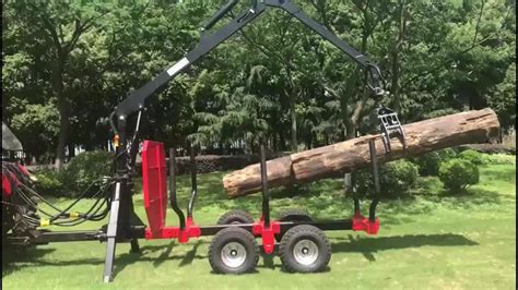 tractor log grapple timber trailer log trailer  crane buy log trailer  crane
