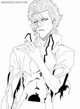 Grimmjow Lineart sketch template
