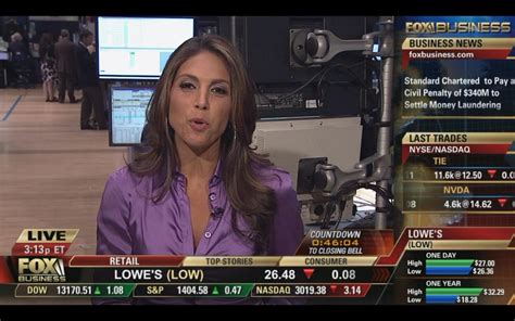 Ladies In Satin Blouses Fox Business Anchor In Purple Silk Blouse