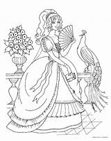 Pages Coloring Princess Princesses Printable Beautiful Under Kids Colouring sketch template