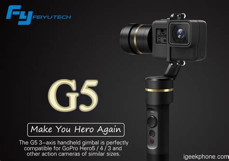 feiyu   axis handheld action camera gimbal design feature review coupon
