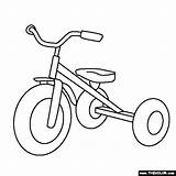 Tricycle Coloring Drawing Pages Getdrawings sketch template