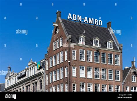 abn amro bank dam square amsterdam netherlands stock photo alamy