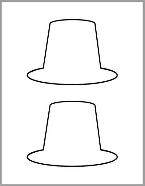 pilgrim hat template thanksgiving crafts printable pilgrim