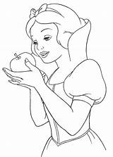 Neige Nieves Pomme Blancanieves Princesas Dessins Gratuit 10dibujos Imprimé sketch template