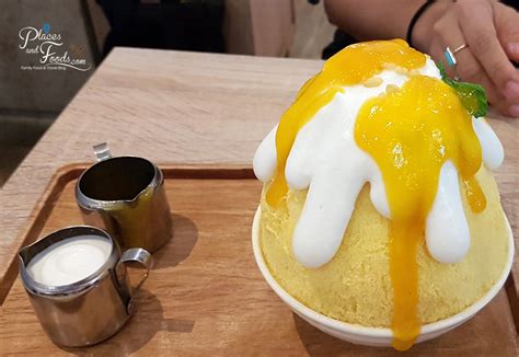 mango sticky rice kakigori    dessert cafe