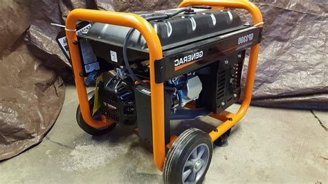 generac gp  watt portable generator  rv