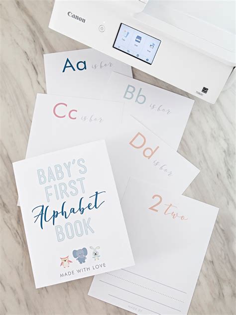 printable babys  alphabet book   cutest