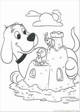Clifford Coloring Pages Dog Red Big Puppy Sand Plays Days Colouring Castle Worksheets Sheets Animations Kids Sheet Printable Getcolorings Drawing sketch template