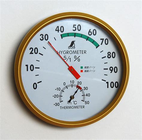 Hygrometer analog how it works
