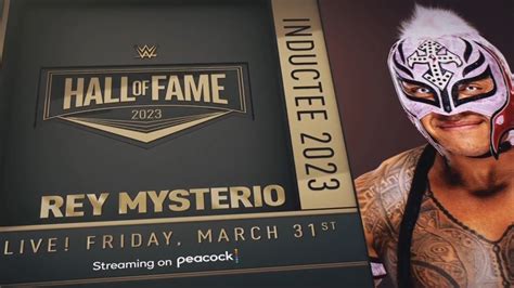 Rey Mysterio Inducted Into Hall Of Fame 2023 Wwe Smackdown 10 03 23