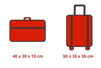 corendon bagage de handbagage regels en afmetingen