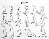 Sleeves Sleeve Types Different Fashion Dress Names Bell Women Dresses Puff Dolman Blouse Styles Drawing Name Sketch Top Puffy Clothing sketch template