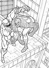Coloring Venom Spiderman Pages Popular sketch template