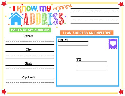 learn  address printable  printable word searches