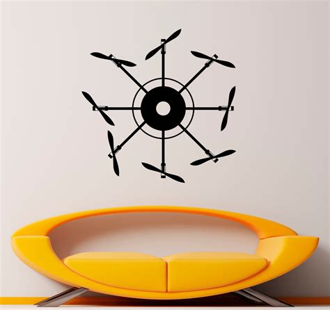 drone wall decal wall vinyl sticker uav home interior
