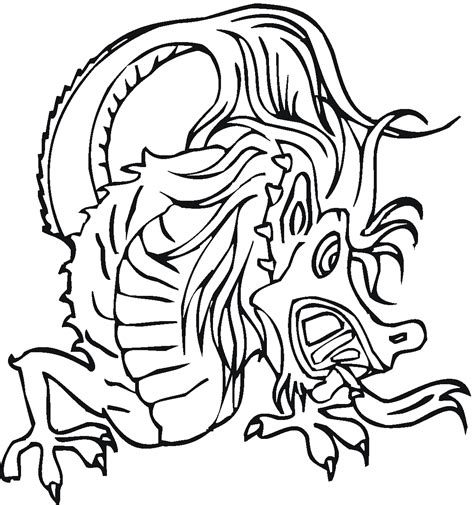 chinese dragon coloring pages  kids  getcoloringscom